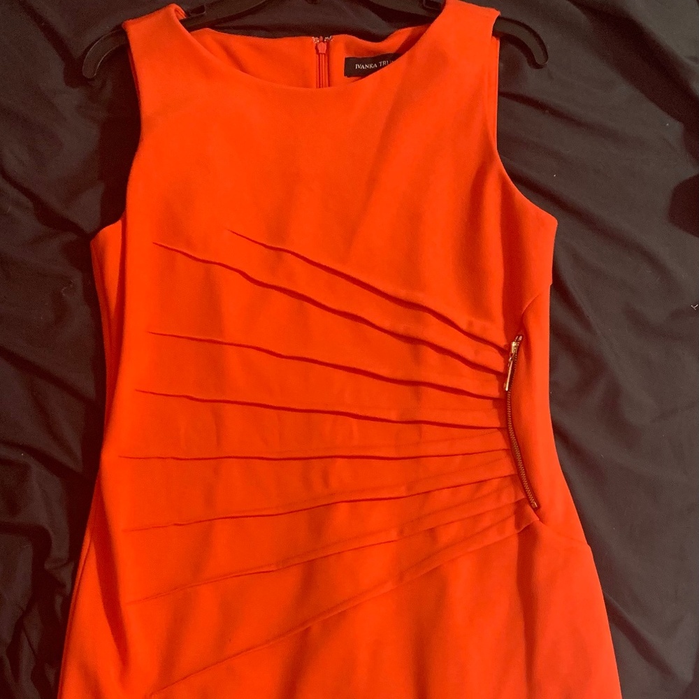 Ivanka Trump Orange Dress